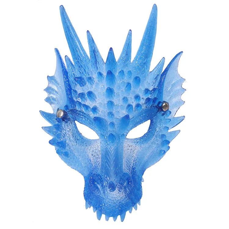 Halloween Mask Mardi Gras Party Men Women Masque Animal Mascherine 3D Silicone Dragon Masks