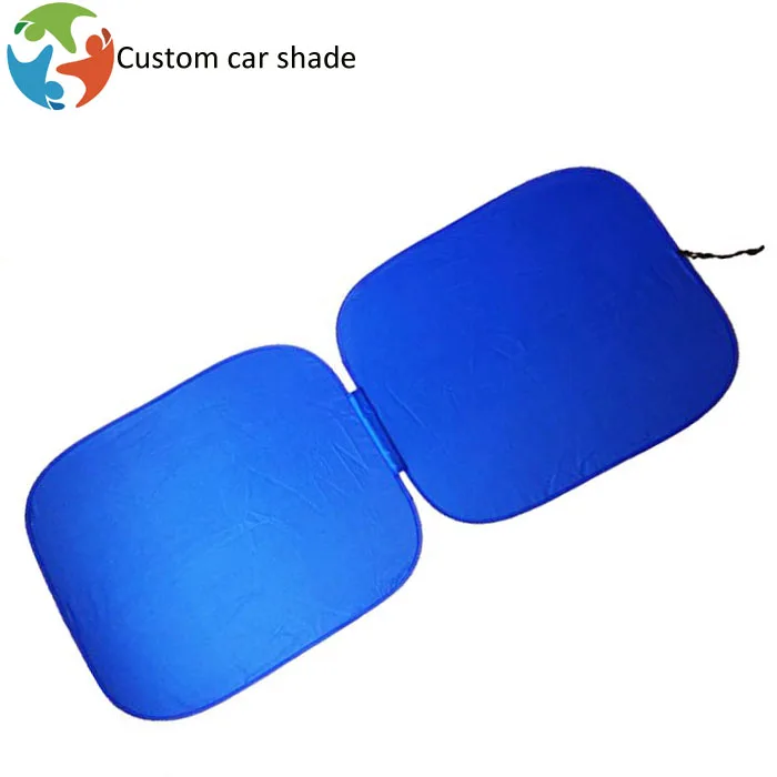 Nylon material car windshield sunshade custom logo printable car window sunshade
