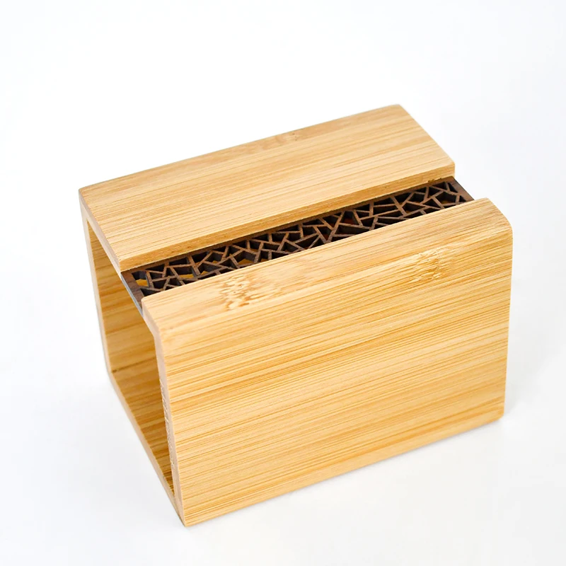 WDF New Arrival Bamboo Wood Desk Pen Pencil Holder Stationery Cup Stand Bamboo Pen Holder For Desk