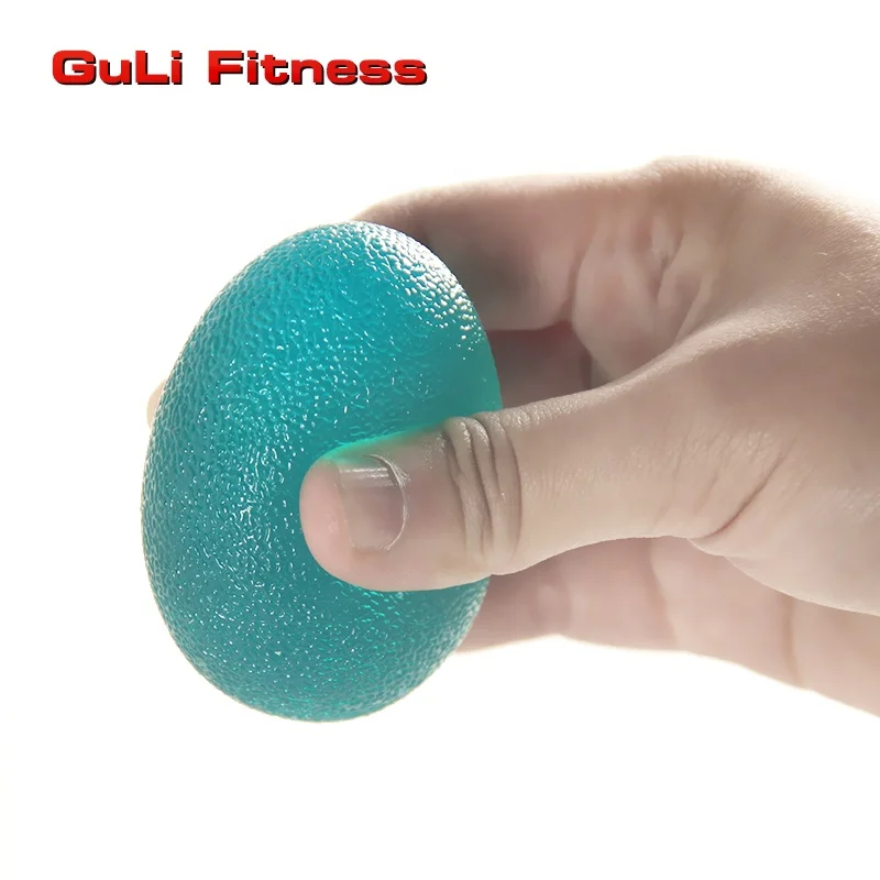 Guli Fitness Silicone Egg Finger Strength Training Grip Gym Ball Strength Trainer Finger Exercise Relaxation Hand Massage Ball