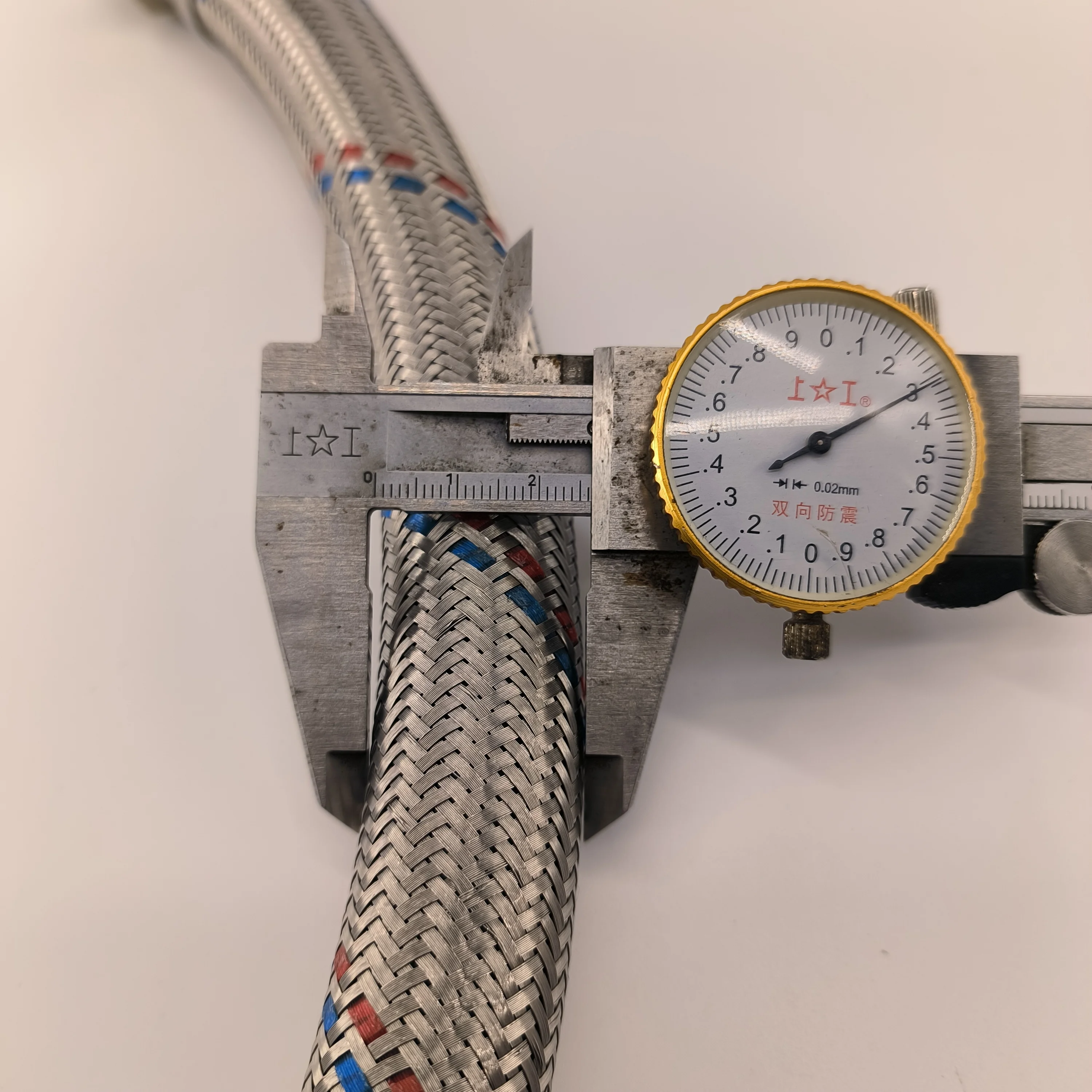 26mm F1*M1 Elbow for Bathroom Water Pump 304stainless Steel Wire Braided connection Flexible EPDM Hose