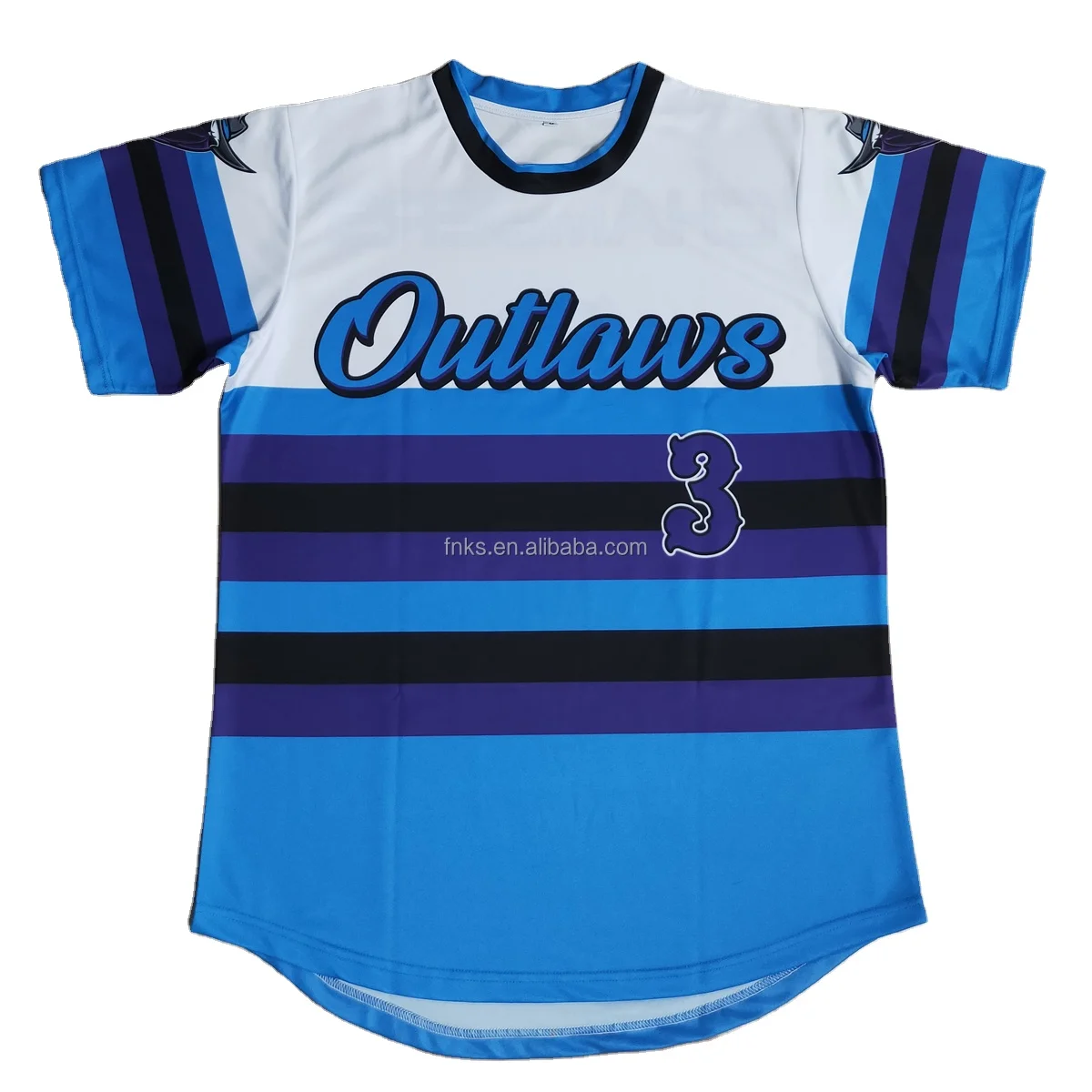 Fully custom sublimated softball jerseys with your design
