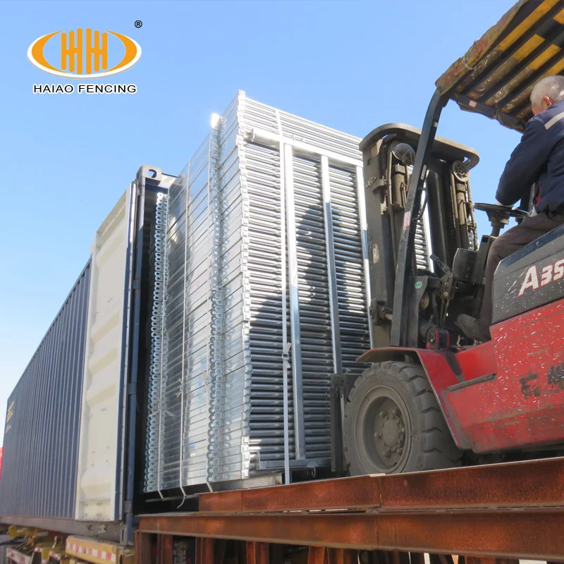 Customized american livestock corral fencing 3 or 4 rails horse paddock fence panels ranch goat cattle fence panels