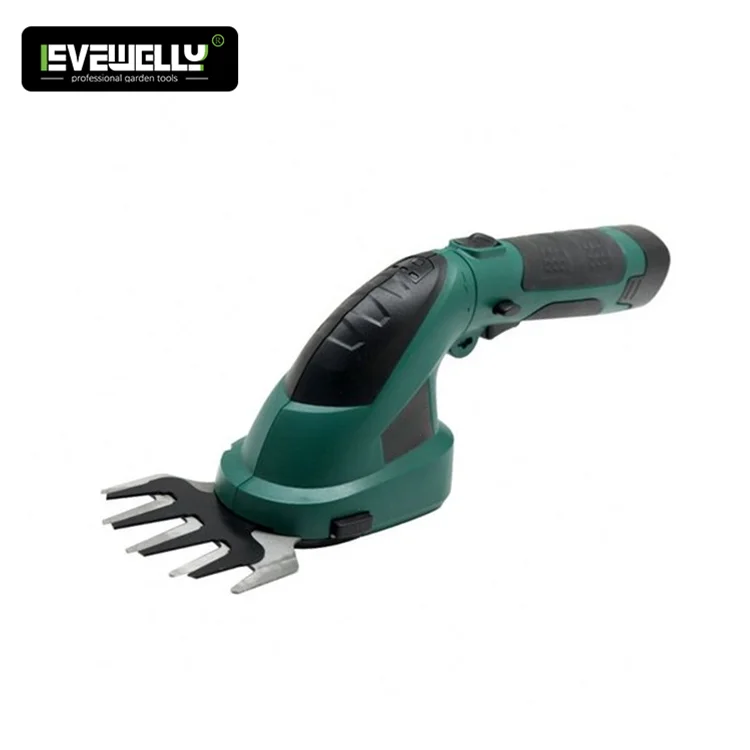 Portable  7.2v 2 In 1 Wireless Lithium Battery Shrub Pruning Shear Powerful Battery Garden Hand Hedge Trimmer