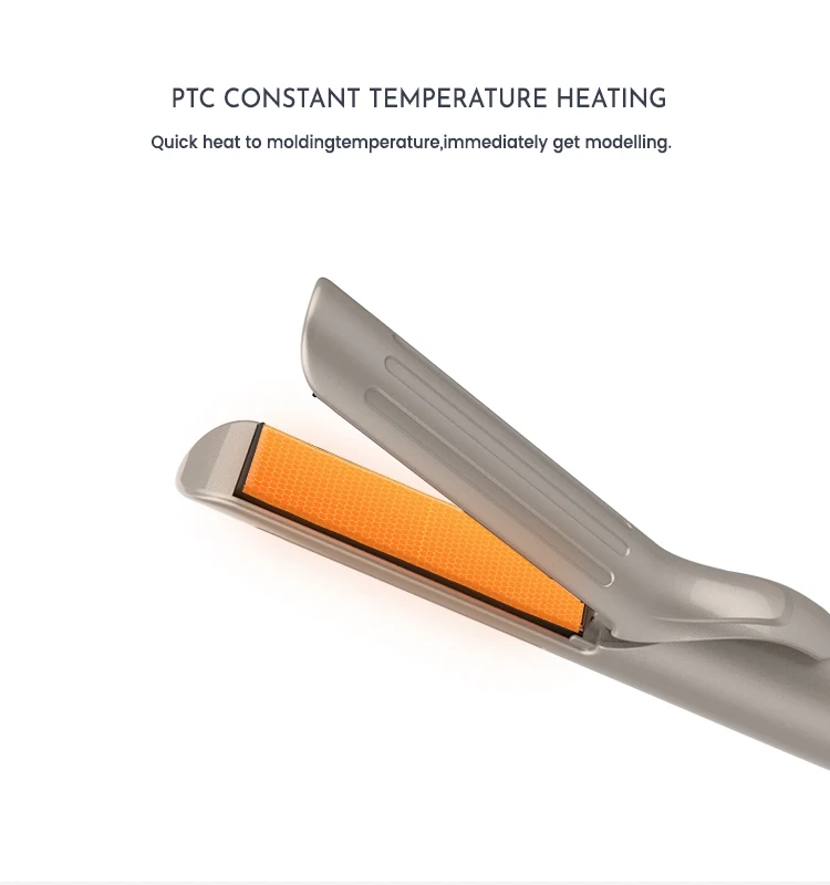 2-in-1 Cool Air Hair Styler Straightening and Curling Iron with Airflow Flat Iron Hair Straightener Professional Hair Curler