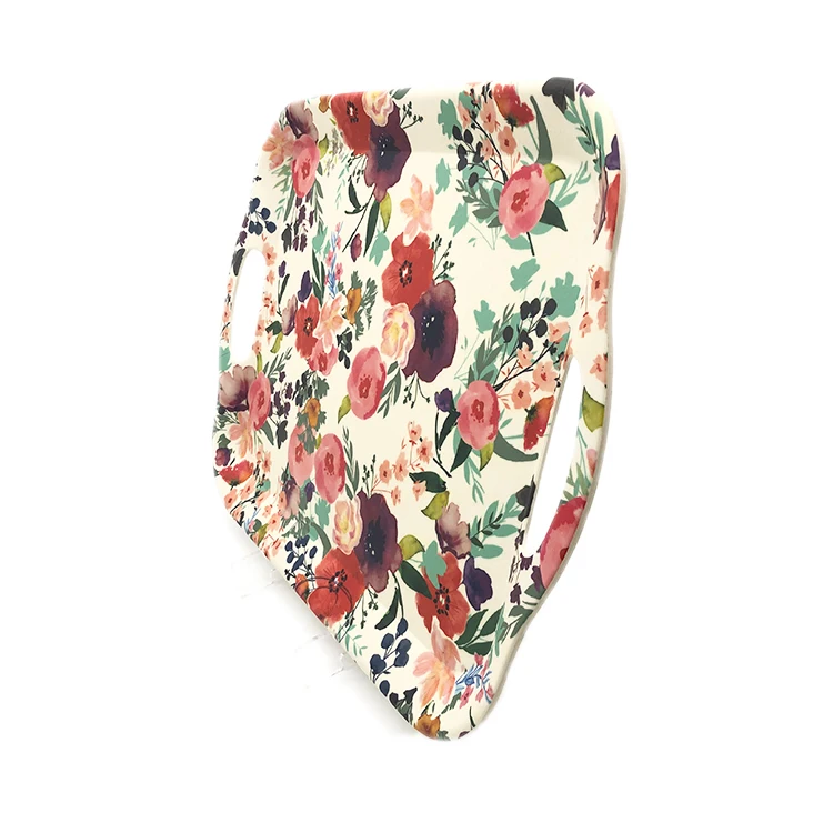  2021 Экологичная настольная посуда из бамбукового волокна сервировочный поднос