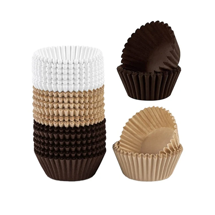 Food Grade Cupcake & Muffin Liners Custom Chocolate Cupcake Muffin Liner Cups For Baking