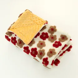 Jacquard Bean Down Blanket Super Soft Cozy Sofa Blanket Cover Bed Couch Sofa Cover Throw Blanket for All Seasons