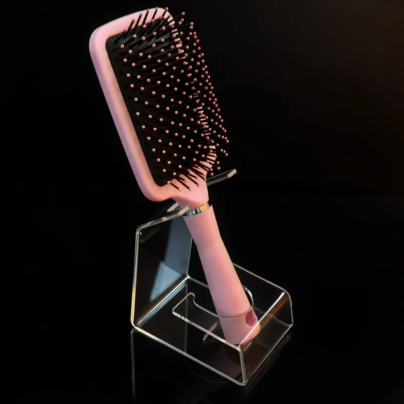 110mm*75 clear Acrylic Cosmetics Brushes comb acrylic display Holder stand