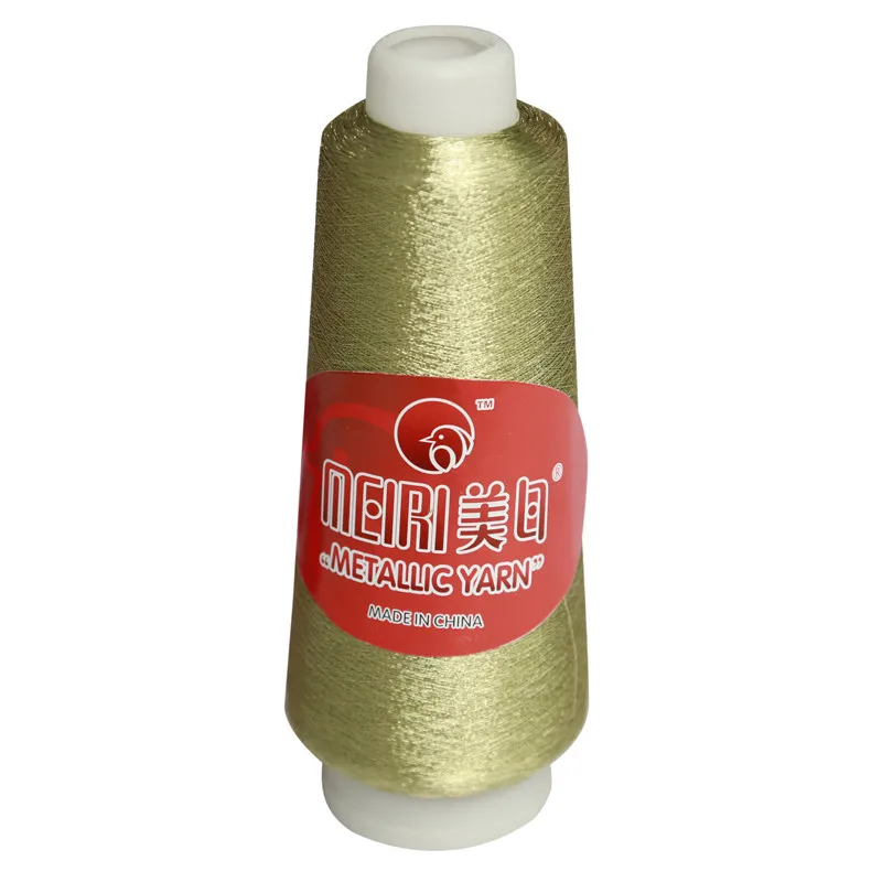 L-shaped embroidery new color polyester high quality yarn metal yarn