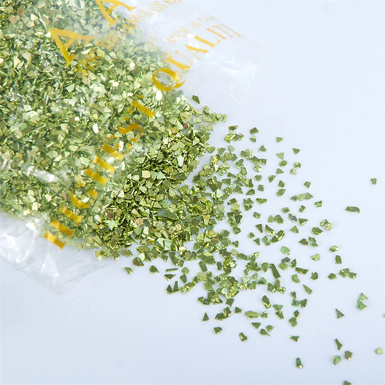 Hisenlee 450 Gram Nail Glitter Sequins For DIY Epoxy Resin Nail Art Irregularity Colourful Embellishment Accessories