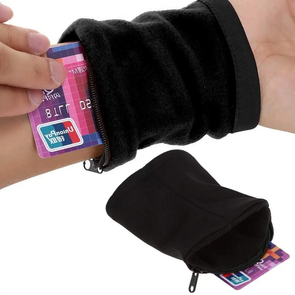 Multifunctional Wrist Band Wallet For Running Polyester Wrist Sweat Bands Wrist Wallet Running (62544751995)