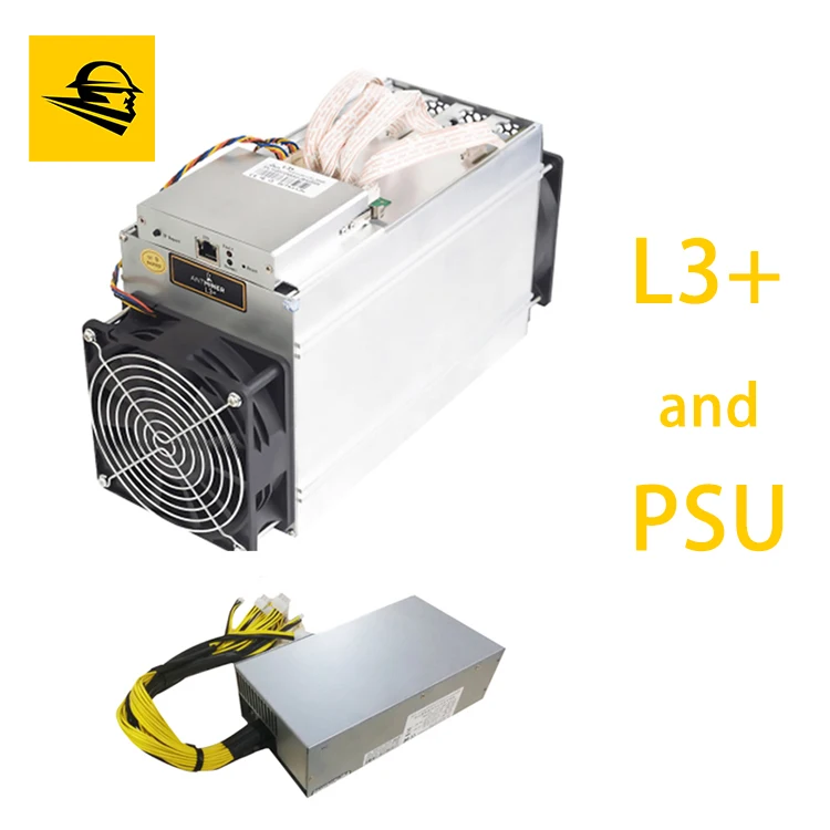  Minero antiminer l3 + в наличии mineur antminerl3 Bitmain Antminer L3 С БП Scrypt использовал Биткойн bitminer Asic ant