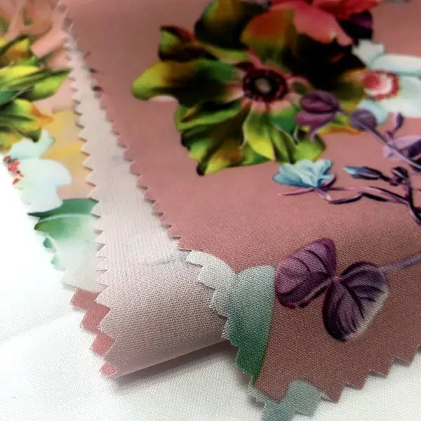 Shaoxing Textile Hot Sale 100% Polyester Printed Wool Peach Indonesian Dress Fabrics,Polyester Wool Peach Fabric For Arab