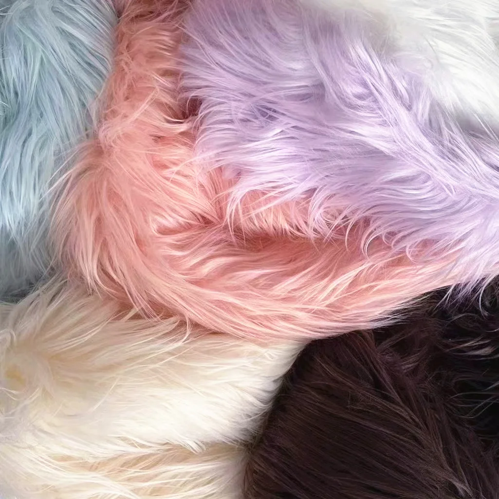 Hot Sales Cheaper Price Long Pile Faux Fur Fabric High Density Acrylic Faux Fur By The Yard For Mascot