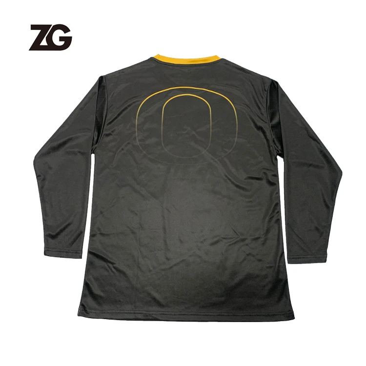 Customizable Sublimation Printing High Quality Long Sleeve Crewneck Training Basketball Shirt