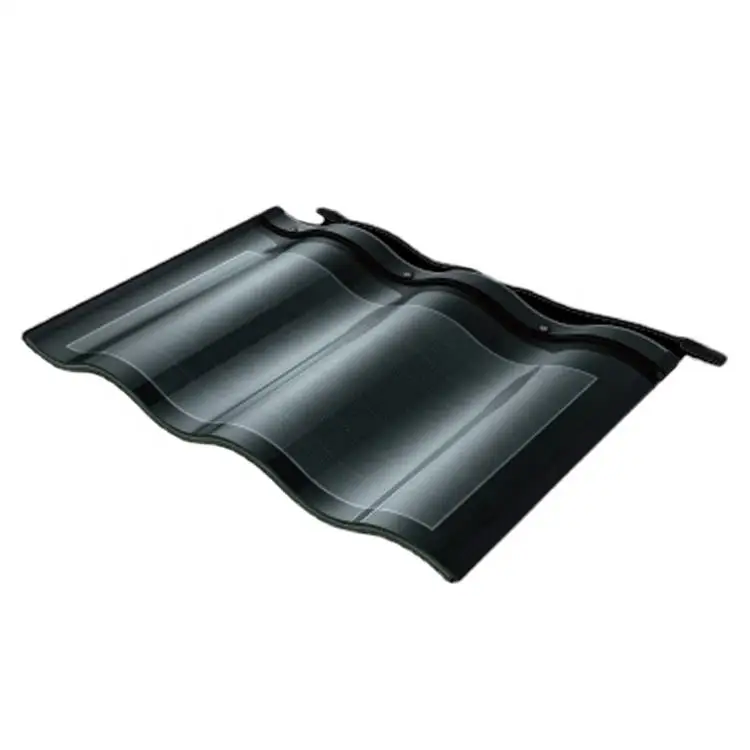 Decking Hantile 30w Cigs Thin Film Photovoltaic Power Generates Double Glass Shingle Panel Bipv Solar Roof Tiles Package