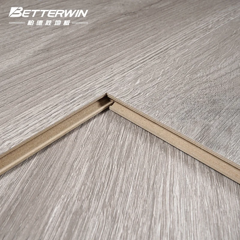 Royal style real wood grain matt laminate flooring