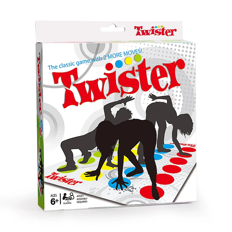 Twister Game Parent-Child Educational Board Home Plastic Body Moves Gift Fun Play Mat Picnic Multiplayer Family Funny Toys