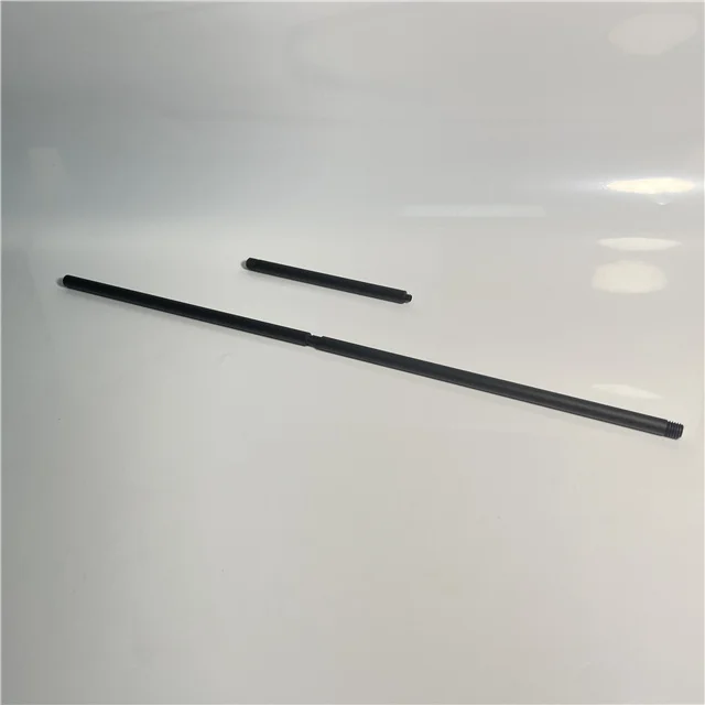 10 MM thin walled small aluminum tubes anodized black aluminum tube female internally threaded tubes