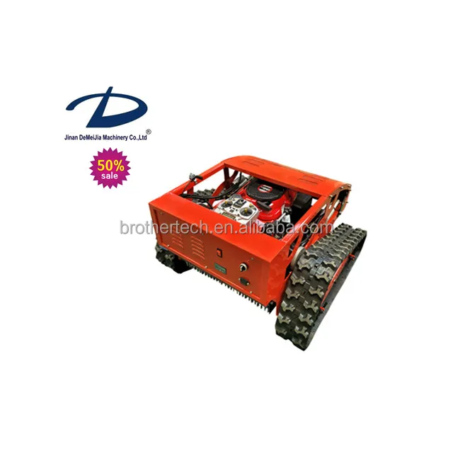 Automatic crawler grass cutter equipment electric Lawn Mower