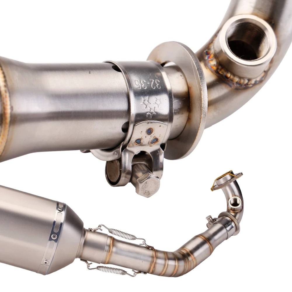 For Piaggio Vespa gts 250 gts 300 2007- 2017 2018 2019 2020 motorcycle modification slip on Header exhaust Stainless steel