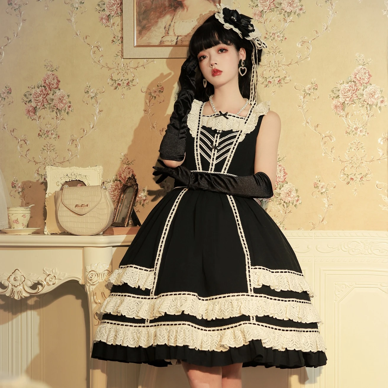 lolita dress punk style traditional japanese lolita anime cosplay maid dress lolita gothic JSK
