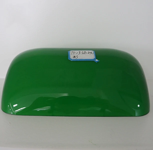 Wholesale Traditional Green Bank Lamp Cover Glass Lampshade for Desk Lights Bank Light Shade