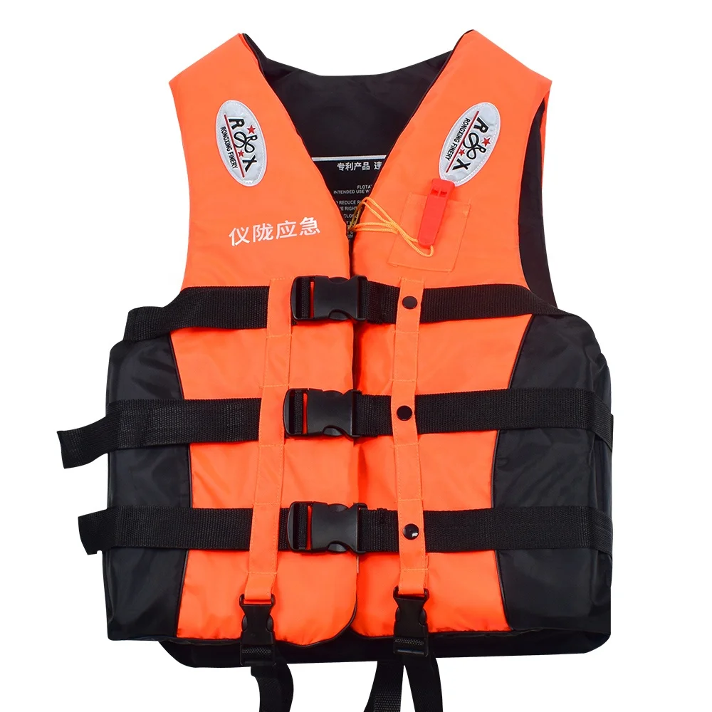 Customized Professional Three Colors Oxford Fabric Firefighter Equipment Inflatable Vest For Adults