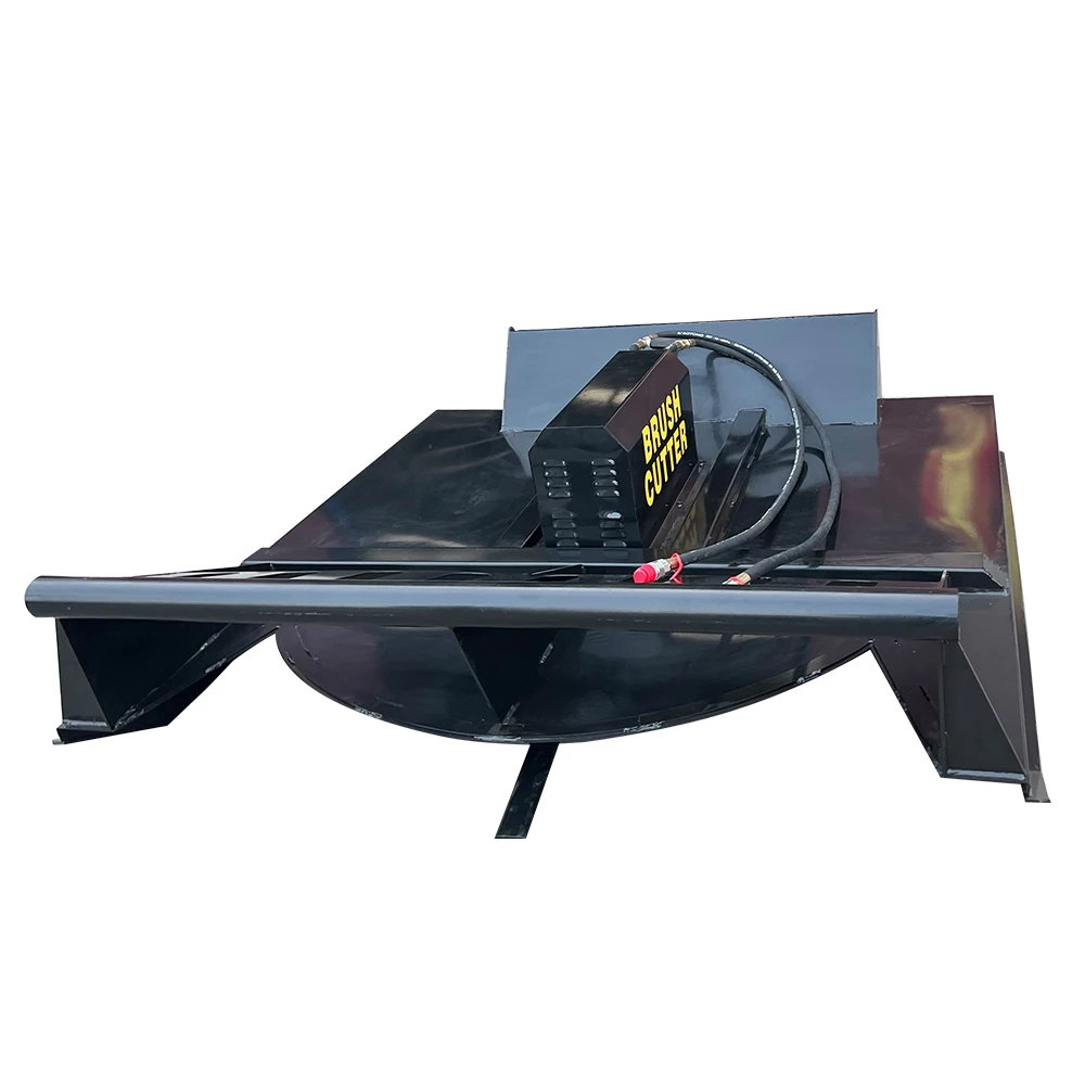 Heavy Duty Skid Steer 1725mm Width Brush Grass Cutter Lawn Mower Manufacturers