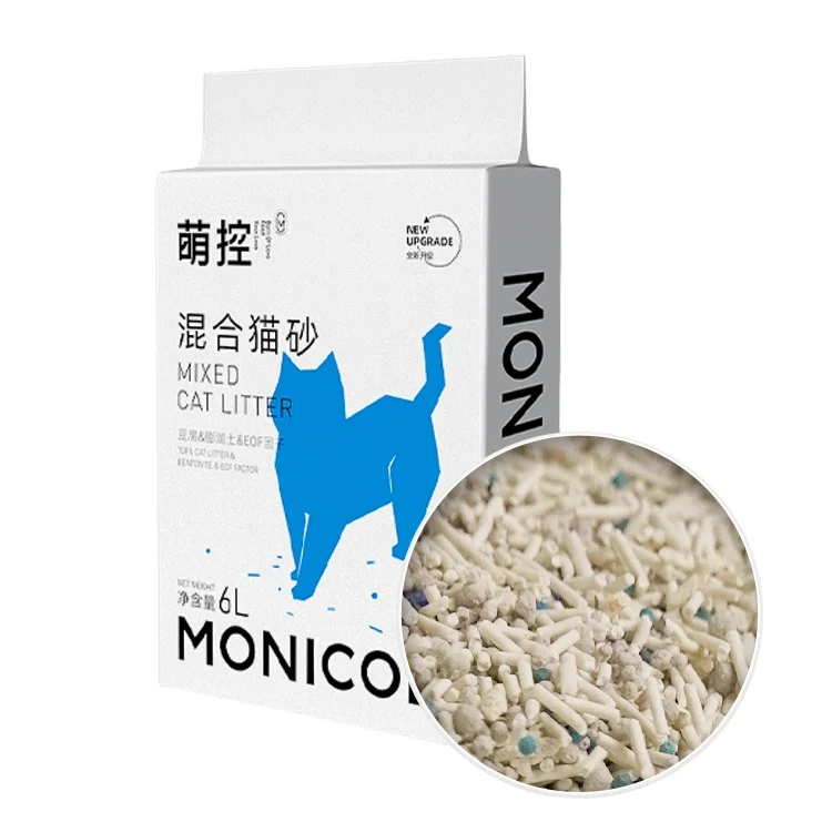 Atopie OEM Factory Cat Litter Suppliers Dust Free Natural Mixed Tofu Cat Sand Cat Litter
