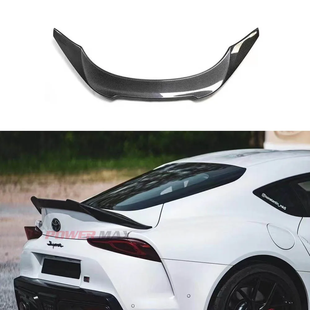 For Supra A90 Carbon Fiber V Style  Rear Spoiler for Supra A90 A91 MK5