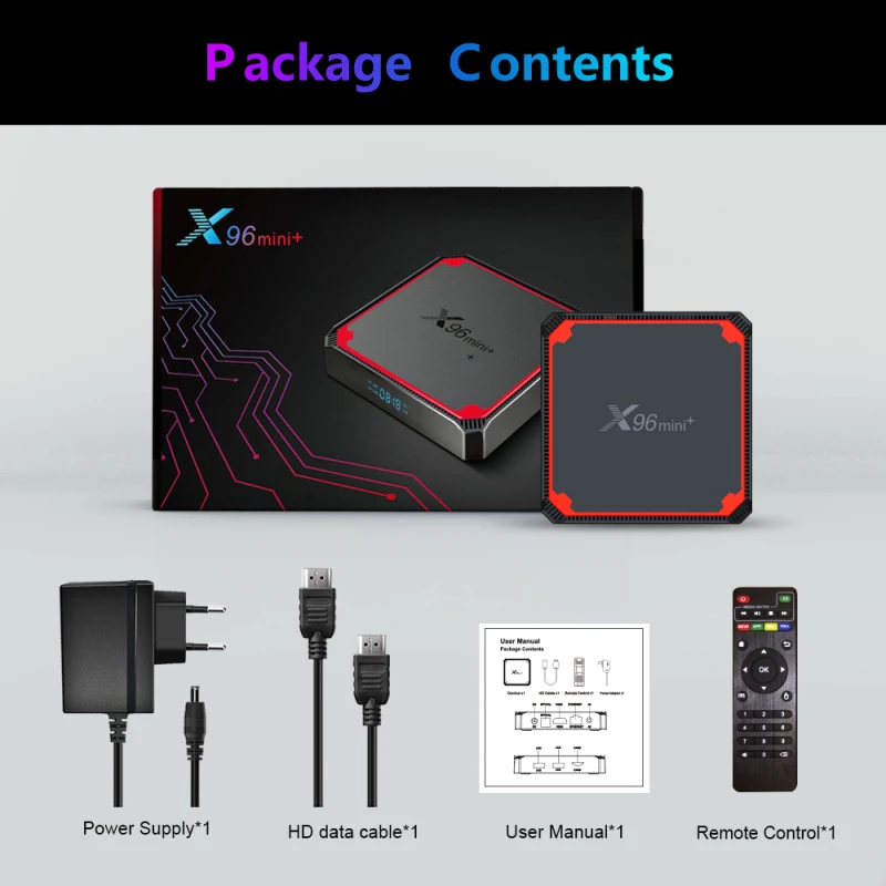 X96 MAX Plus 4GB 64GB Android 9 0 Smart TV Box Receiver S905X3 Quad Core Dual Wifi BT H.265 8K Youtube X96Max Set