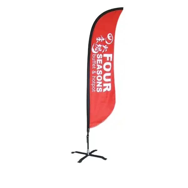 Wholesales outdoor promotion feather flag teardrop flag flagpole for advertising