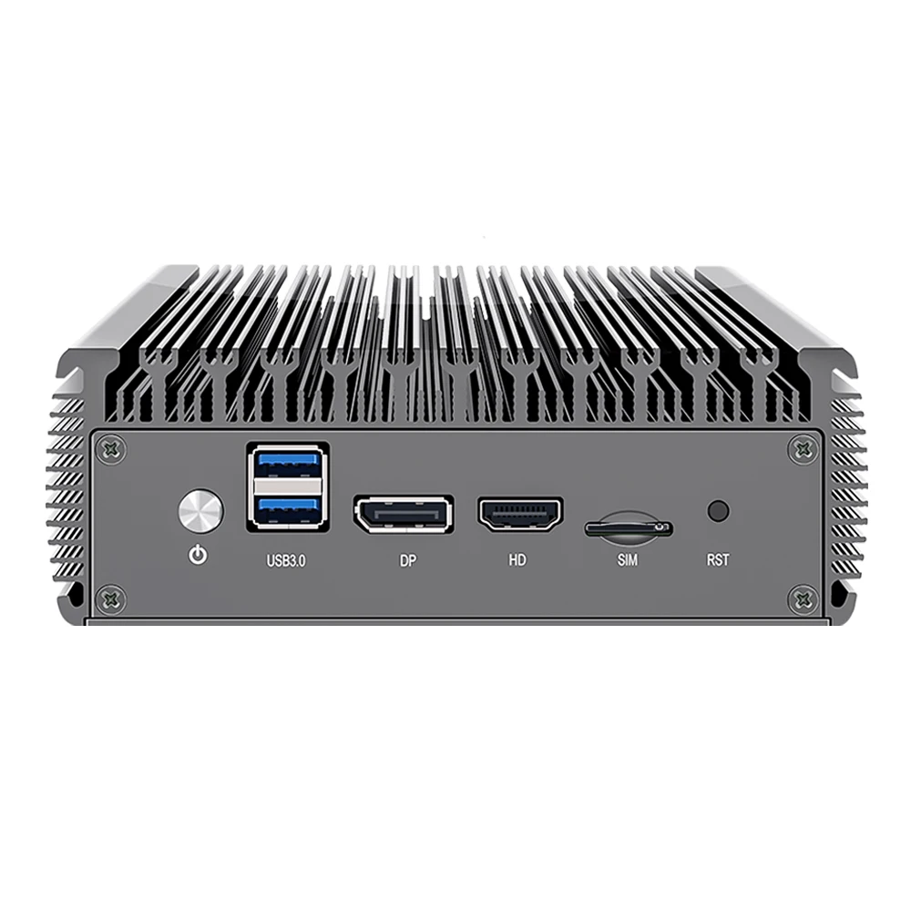 2 5 г мини-маршрутизатор ручка-tium N5000 4LAN RJ45 DDR4 HD Mini DP 4 K дисплей безвентиляторный мини компьютер barebone AES-NI ESXi pfSense брандмауэр ПК