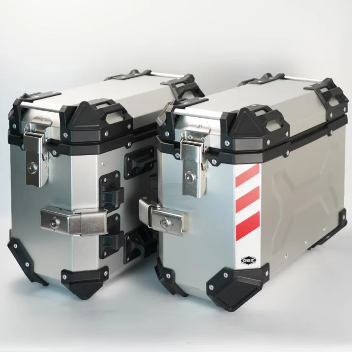 46L F2-MOTO Luggage Side Case Aluminium Side Box Motorcycle Saddle Boxes