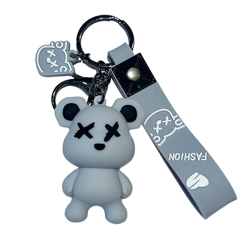 Amazon top seller animation surrounding wild Bear car pendant key chain popular Accessories Bear Keychain