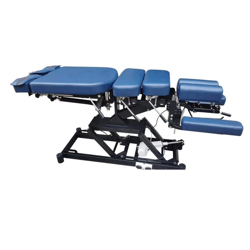 Luxury electrical chiropractic table bed lumbar traction  and spinal decompression table
