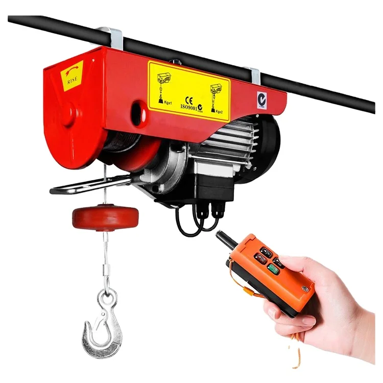 Electric Micro Hoist Hot Sale Construction Mini Electric Micro Wire Rope Hoist Cranes Carton Provided 20 PA Series IP54 LUDE