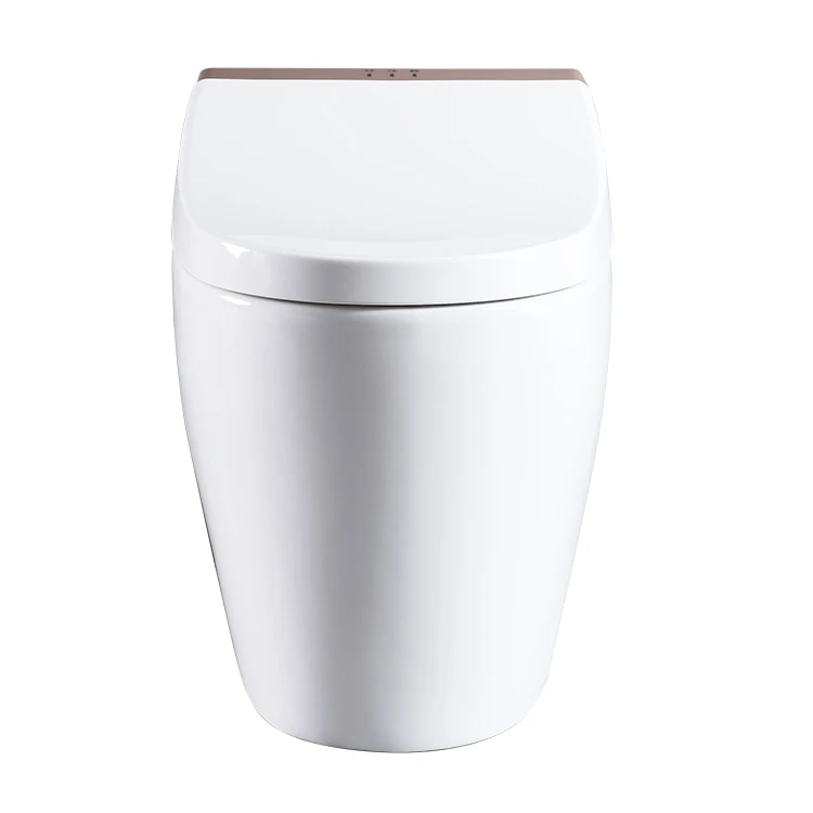 Automatic one piece ceramic sanitary Intelligent Electric heating Smart Toilet