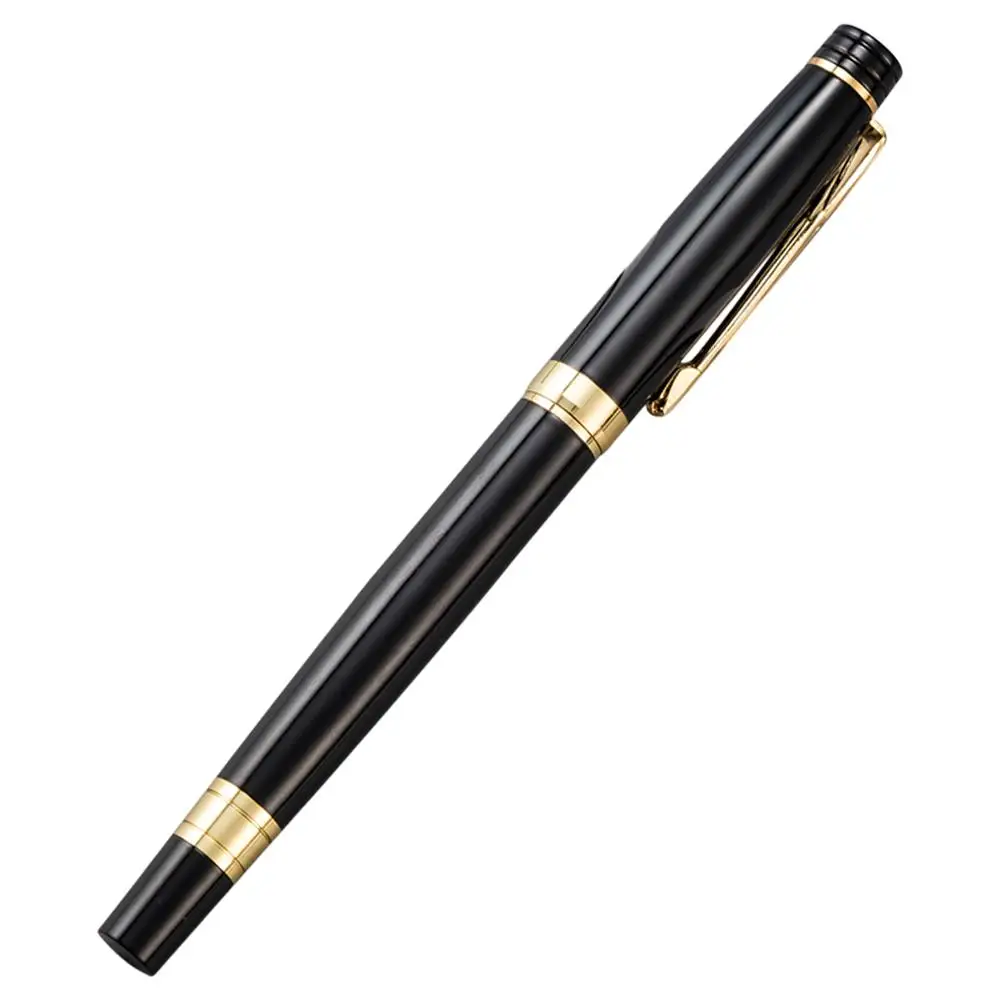 Factory customized high-end luxury metal multi-color metal rollerball pen black promotional gift pen
