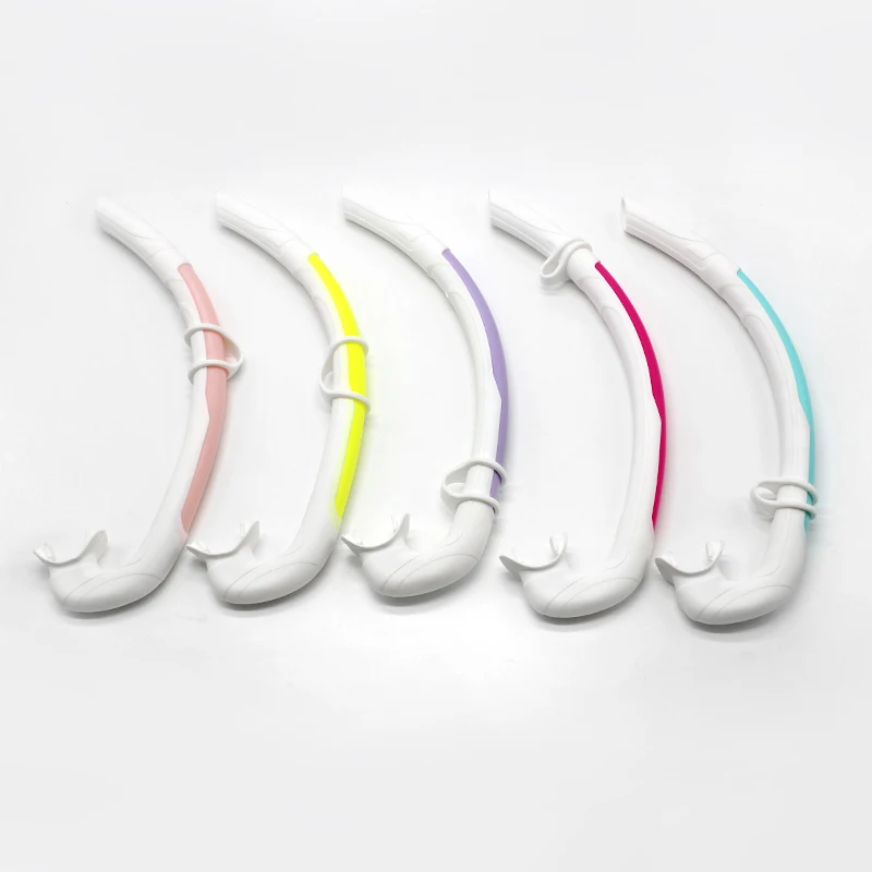High Quality Semi-dry Snorkeling Freediving Snorkel Scuba Diving Tube for Breathing Underwater