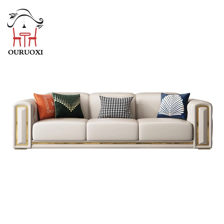 Wholesale hot sell Italian design solid wood frame modern sectional fabric 1+2+3 seat sofa for living room