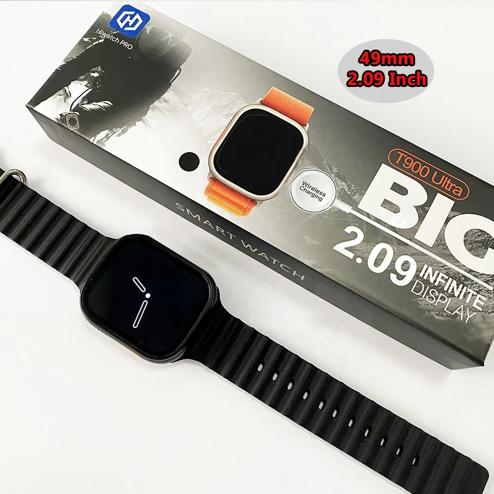 T900 Ultra 49mm Big 2.09 inch 2023 Smartwatch Series 8 Montre Reloj inteligente Heart rate BT Call T900 Ultra Smart watch