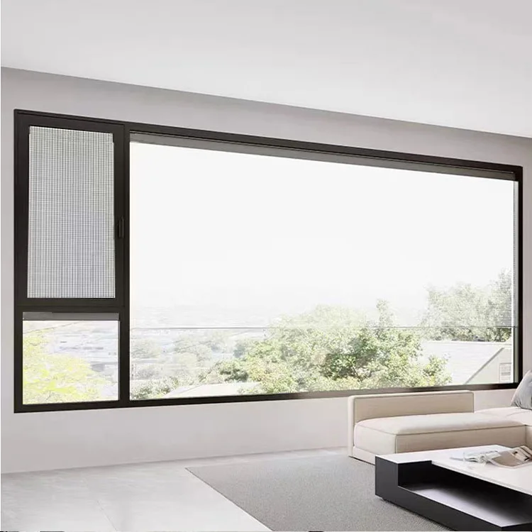 Sealed Thermal Insulated Casement Windows, Aluminum Soundproof Windows, Double Glazing Manufacturer