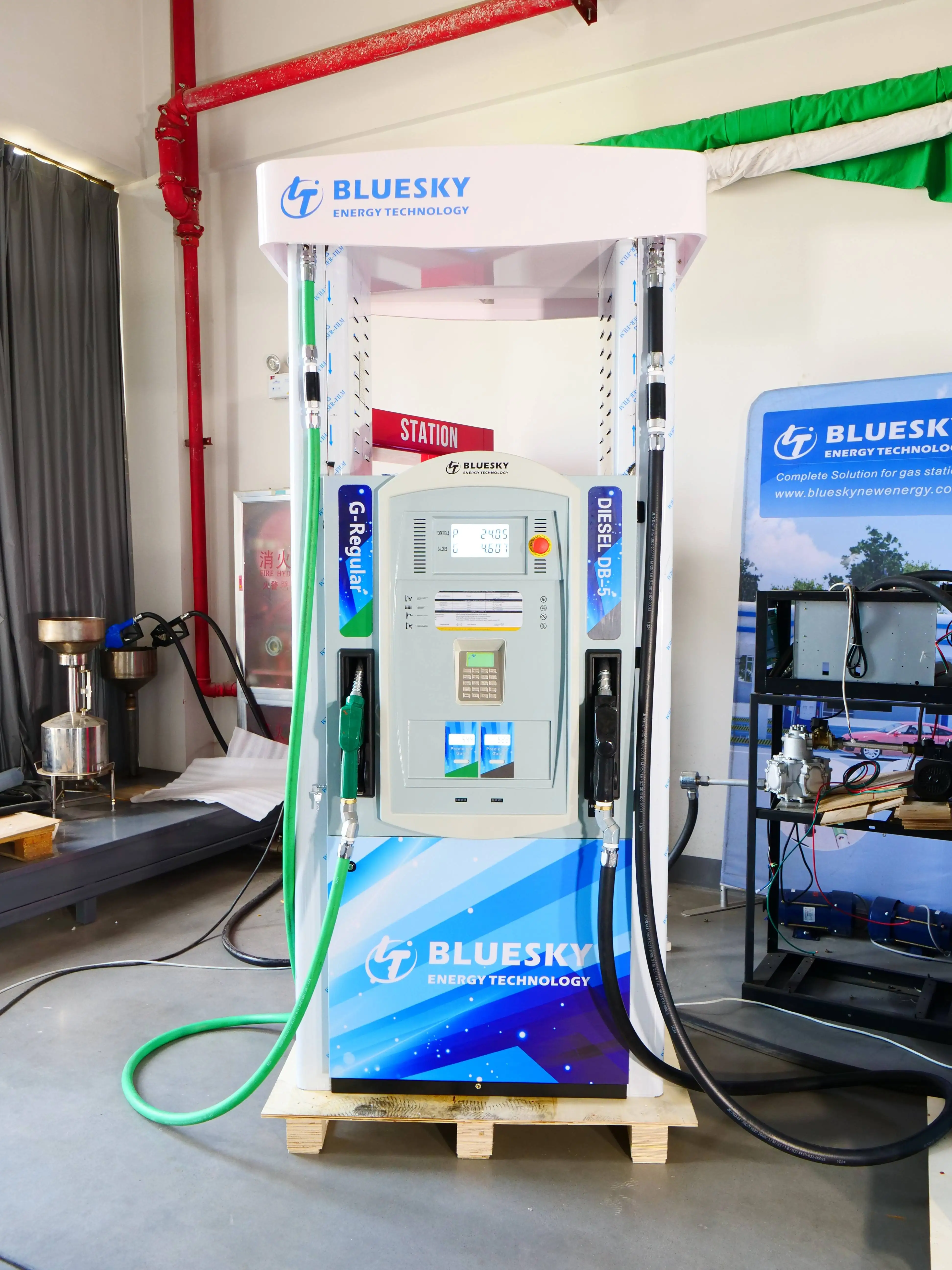 Bluesky высококачественный натуральный автоматический топливный диспенсер для АЗС по заводской оптовой цене