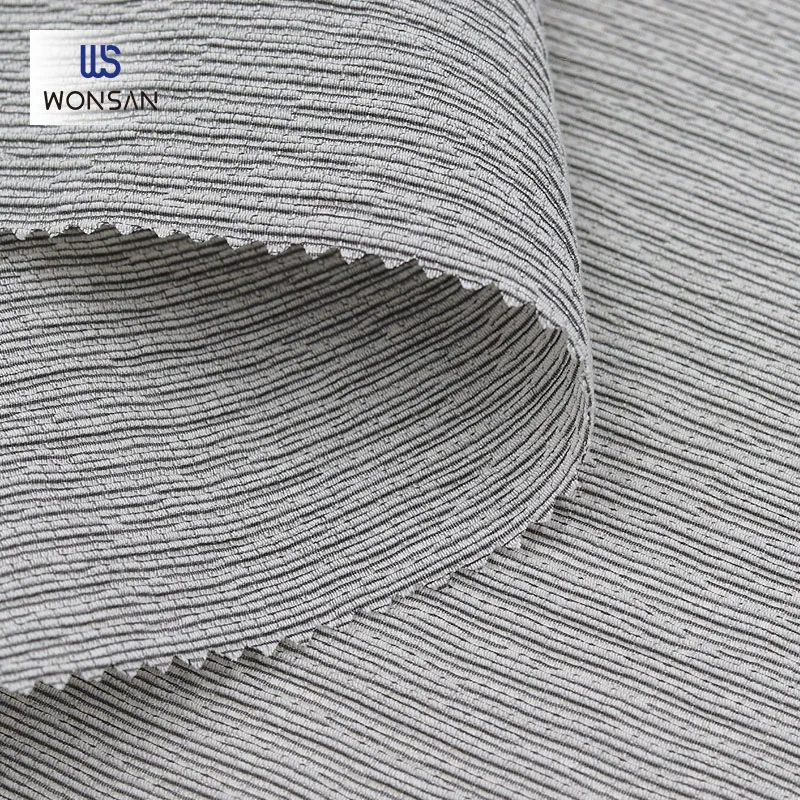 China High Quality Polyester Rayon Nylon Spandex Garment Dresses Blouse Cloth Yarn Dyed Crepe Woven Fabric