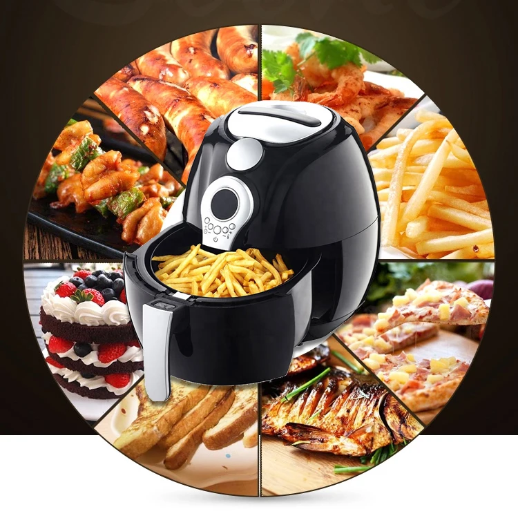 2020 домашняя цифровая фритюрница, маленькая электрическая сухая без масла, многофункциональные чипсы, фритюрница для цыплят KFC