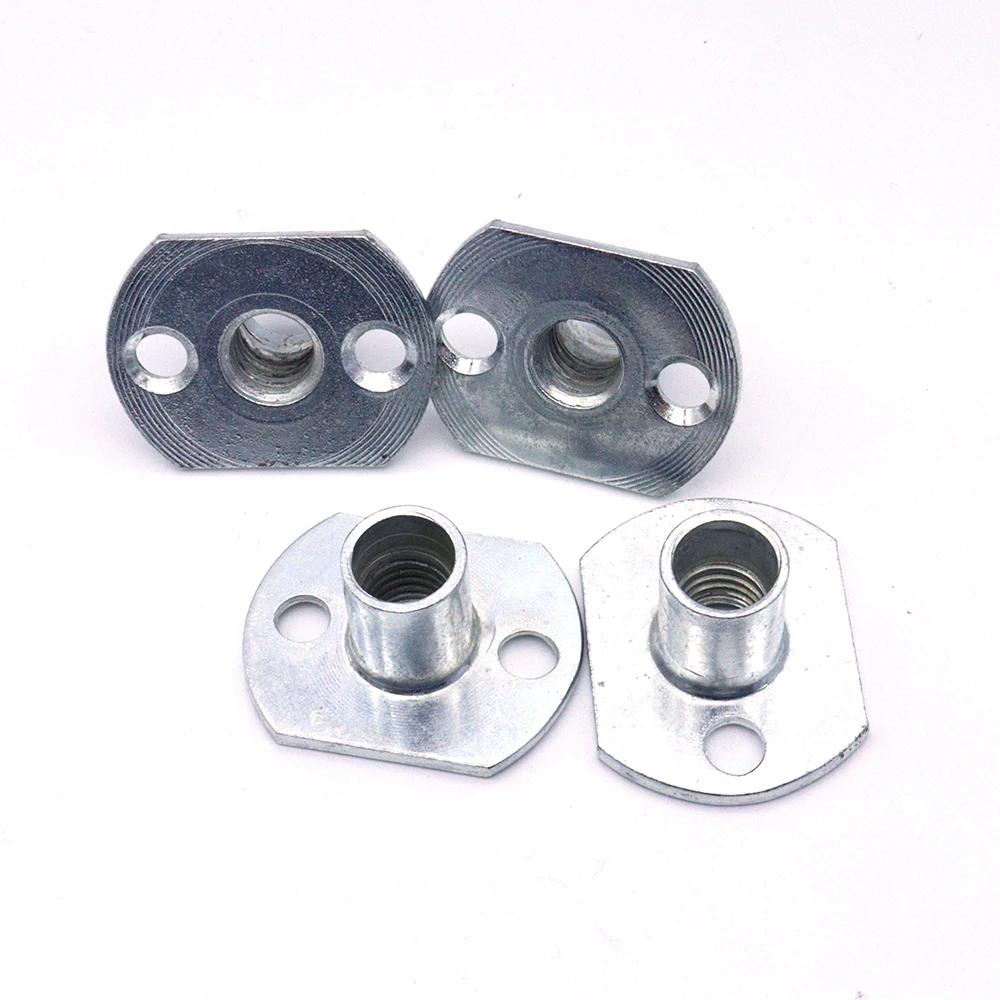M10 stainless steel carbon steel metal zinc Rectangular brad hole t tee nut for climbing