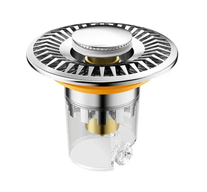 New Design Stainless Steel Floor Drain Durable Filter with Hair Strainer Multiple Sizes Easy Installation for Kitchen Floor Use